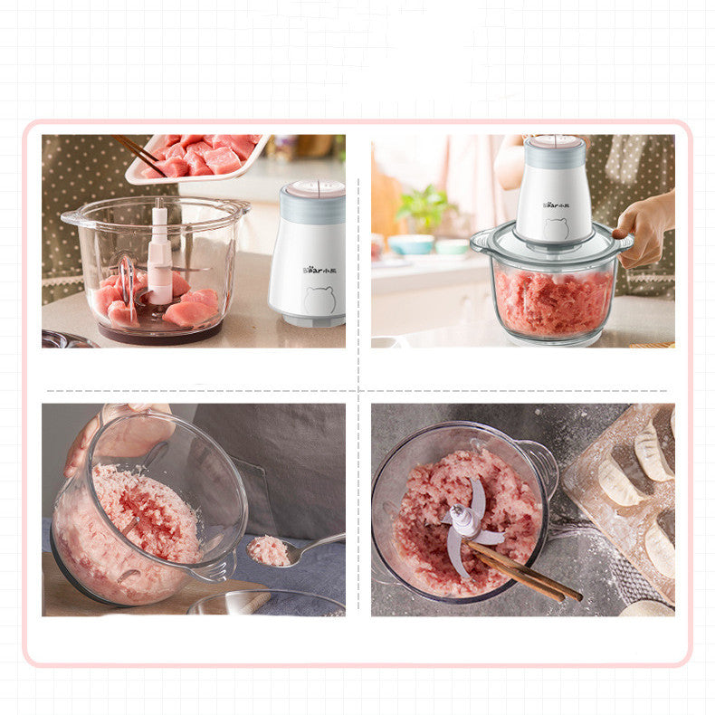 Household Electric Multi-function Small Vegetable Chopper Blender Cooking Machine - brosch blender 