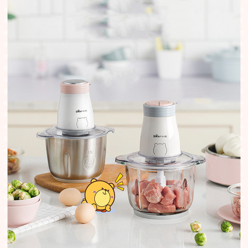 Household Electric Multi-function Small Vegetable Chopper Blender Cooking Machine - brosch blender 